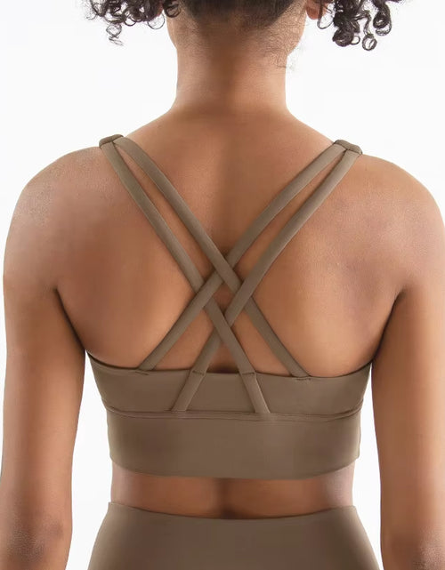 Load image into Gallery viewer, Nylon Top Women Bra Sexy Top Woman Breathable Underwear Women Fitness Yoga Sports Bra for Women Gym 30 Colors
