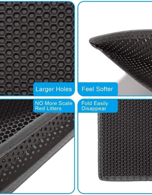 Load image into Gallery viewer, Cat Litter Trapping Mat, Waterproof Honeycomb Sifting Extra Easy Clean
