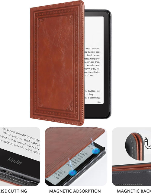 Load image into Gallery viewer, Kindle Paperwhite Case with Stand - Premium PU Leather Cover with Auto Sleep/Wake, Card Slot, and Hand Strap - Compatible with Kindle Paperwhite 11Th Gen 6.8" and Signature Edition 2021
