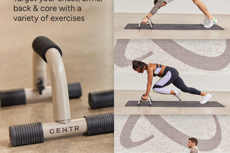 by Chris Hemsworth Push up Handles, Push up Bars + 3-Month Membership