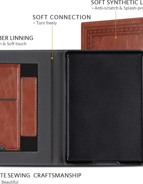 Load image into Gallery viewer, Kindle Paperwhite Case with Stand - Premium PU Leather Cover with Auto Sleep/Wake, Card Slot, and Hand Strap - Compatible with Kindle Paperwhite 11Th Gen 6.8" and Signature Edition 2021

