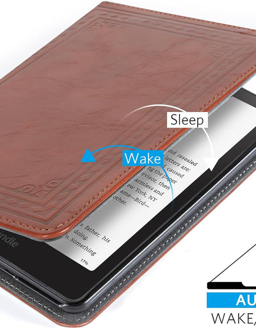 Load image into Gallery viewer, Kindle Paperwhite Case with Stand - Premium PU Leather Cover with Auto Sleep/Wake, Card Slot, and Hand Strap - Compatible with Kindle Paperwhite 11Th Gen 6.8" and Signature Edition 2021
