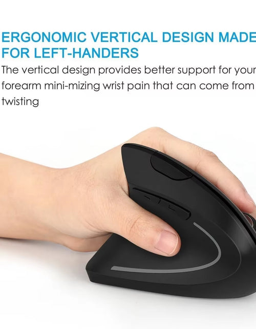 Load image into Gallery viewer, Ergonomic Vertical Mouse 2.4G Wireless Right Left Hand Computer Gaming Mice 6D USB Optical Mouse Gamer Mause for Laptop PC
