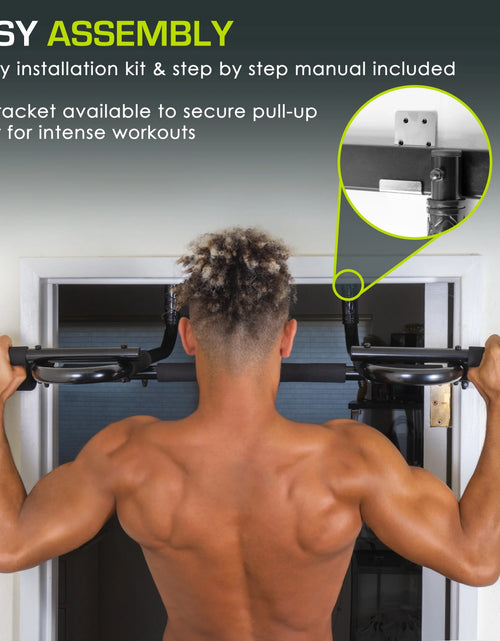 Load image into Gallery viewer, Multi-Grip Chin-Up/Pull-Up Bar, Heavy Duty Doorway Trainer
