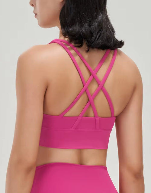 Load image into Gallery viewer, Nylon Top Women Bra Sexy Top Woman Breathable Underwear Women Fitness Yoga Sports Bra for Women Gym 30 Colors
