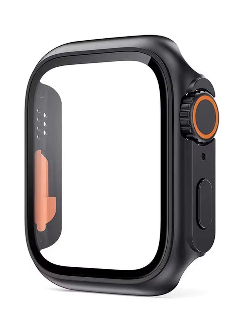 Load image into Gallery viewer, Tempered Glass+Cover for Apple Watch 11 10 9 8 7 46Mm 42Mm PC Bumper Screen Protector Case Iwatch Series 7 6 5 4 SE3 44 40 45Mm
