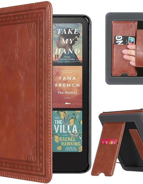 Load image into Gallery viewer, Kindle Paperwhite Case with Stand - Premium PU Leather Cover with Auto Sleep/Wake, Card Slot, and Hand Strap - Compatible with Kindle Paperwhite 11Th Gen 6.8" and Signature Edition 2021
