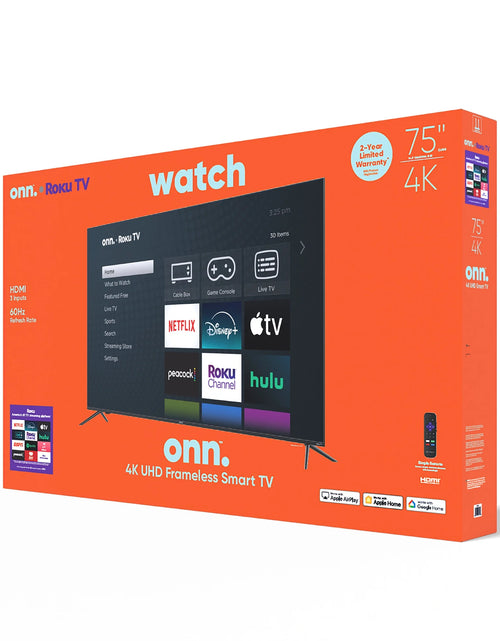 Load image into Gallery viewer, 75” Class 4K UHD Roku Smart Television, 100044717
