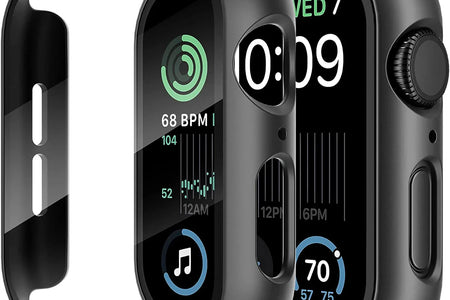 Tempered Glass+Cover for Apple Watch 11 10 9 8 7 46Mm 42Mm PC Bumper Screen Protector Case Iwatch Series 7 6 5 4 SE3 44 40 45Mm