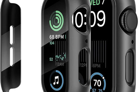 Tempered Glass+Cover for Apple Watch 11 10 9 8 7 46Mm 42Mm PC Bumper Screen Protector Case Iwatch Series 7 6 5 4 SE3 44 40 45Mm