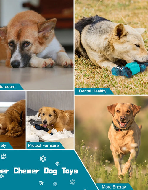 Load image into Gallery viewer, Dog Toys for Aggressive Chewers,Indestructible Dog Toys,Durable/Tough Dog Chewing Toys for Large Breed,Blue
