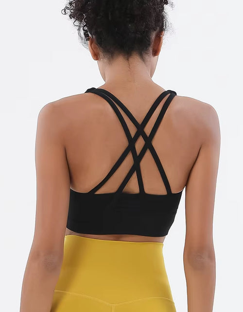 Load image into Gallery viewer, Nylon Top Women Bra Sexy Top Woman Breathable Underwear Women Fitness Yoga Sports Bra for Women Gym 30 Colors
