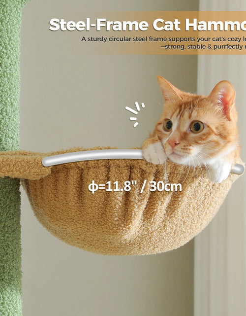 Load image into Gallery viewer, Tall Cat Tree Cactus Floor to Ceiling Cat Tower 95-108" Sisal Scratching Post for Indoor Cats
