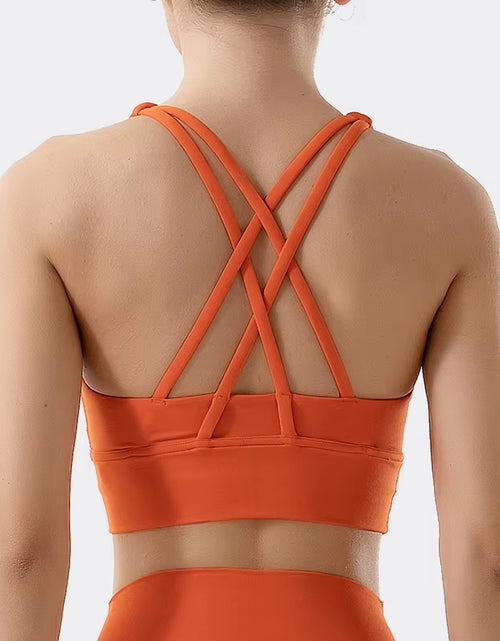 Load image into Gallery viewer, Nylon Top Women Bra Sexy Top Woman Breathable Underwear Women Fitness Yoga Sports Bra for Women Gym 30 Colors
