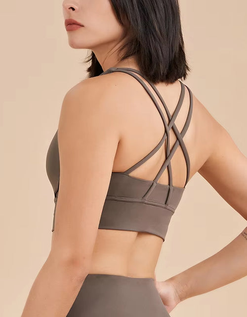 Load image into Gallery viewer, Nylon Top Women Bra Sexy Top Woman Breathable Underwear Women Fitness Yoga Sports Bra for Women Gym 30 Colors
