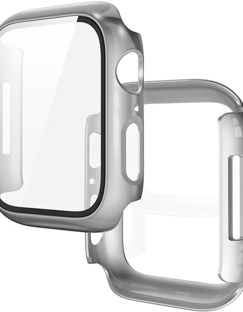 Load image into Gallery viewer, Tempered Glass+Cover for Apple Watch 11 10 9 8 7 46Mm 42Mm PC Bumper Screen Protector Case Iwatch Series 7 6 5 4 SE3 44 40 45Mm
