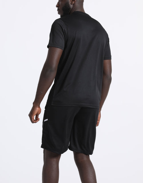 Load image into Gallery viewer, 3Pack Men'S Workout Set Gym Clothes Active Shorts Shirt Set for Running Basketball Football and Daily Life,Size S-3XL
