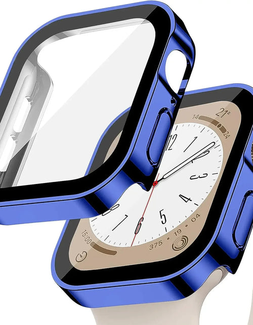 Load image into Gallery viewer, Tempered Glass+Cover for Apple Watch 11 10 9 8 7 46Mm 42Mm PC Bumper Screen Protector Case Iwatch Series 7 6 5 4 SE3 44 40 45Mm
