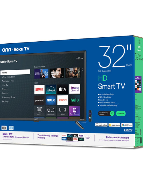 Load image into Gallery viewer, (Open Box) . 32” Class HD (720P) LED Roku Smart TV (100012589)
