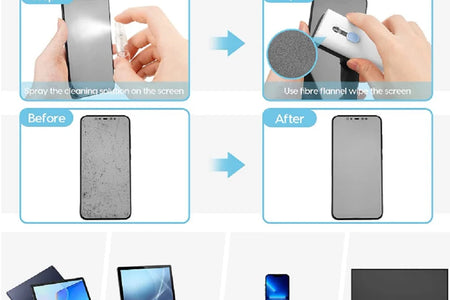 7-In-1 Multi-Device Cleaning Kit – Versatile Dust Brush for Keyboards, Screens & Earphones for Computers, Tablets & Bluetooth Devices