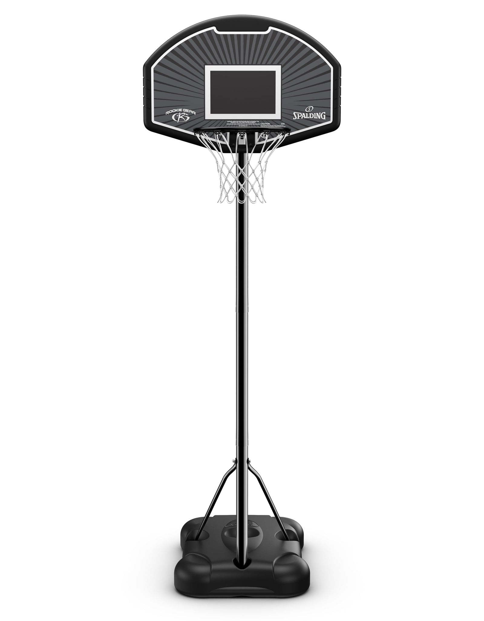 32-Inch Portable Basketball Hoop with Eco-Composite Backboard & Telescoping Height Adjustment-Outdoor Play