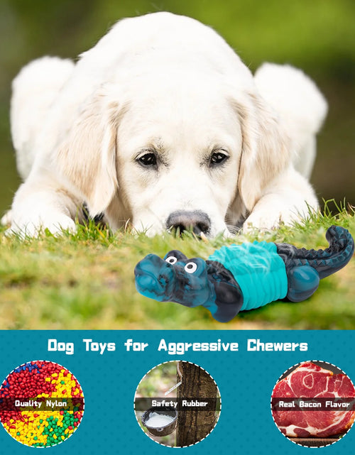 Load image into Gallery viewer, Dog Toys for Aggressive Chewers,Indestructible Dog Toys,Durable/Tough Dog Chewing Toys for Large Breed,Blue
