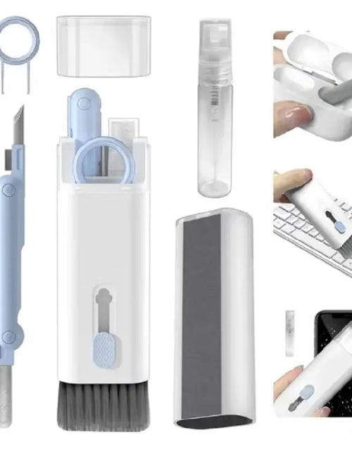 Load image into Gallery viewer, 7-In-1 Multi-Device Cleaning Kit – Versatile Dust Brush for Keyboards, Screens &amp; Earphones for Computers, Tablets &amp; Bluetooth Devices
