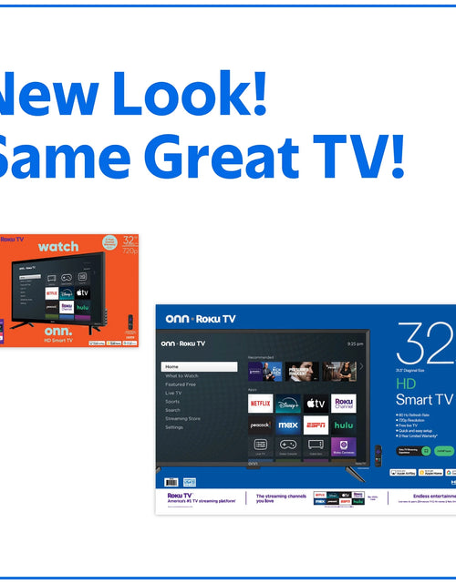 Load image into Gallery viewer, (Open Box) . 32” Class HD (720P) LED Roku Smart TV (100012589)
