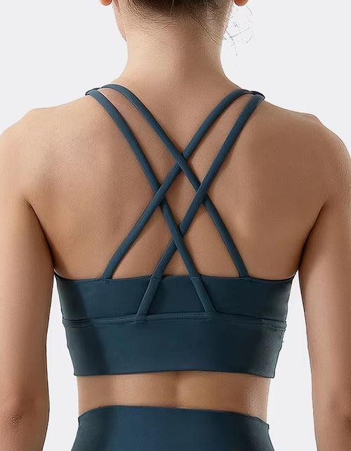 Load image into Gallery viewer, Nylon Top Women Bra Sexy Top Woman Breathable Underwear Women Fitness Yoga Sports Bra for Women Gym 30 Colors
