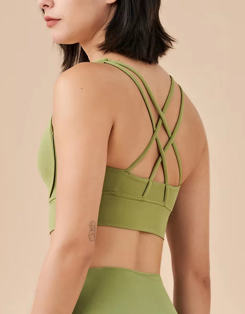 Load image into Gallery viewer, Nylon Top Women Bra Sexy Top Woman Breathable Underwear Women Fitness Yoga Sports Bra for Women Gym 30 Colors
