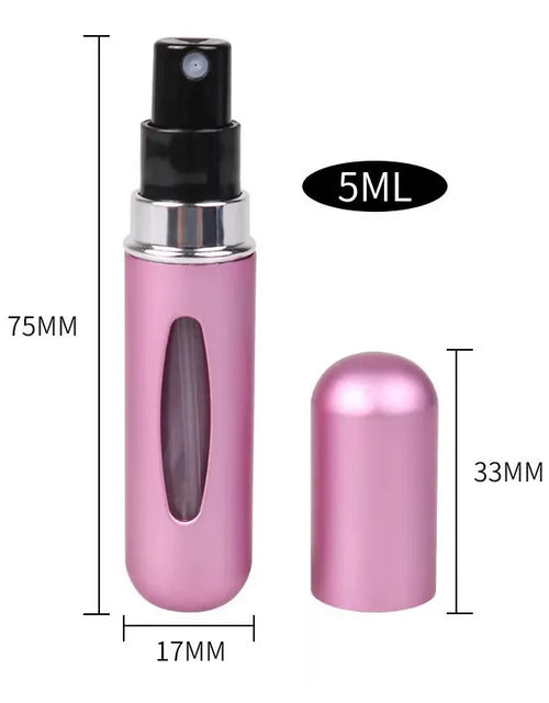 Load image into Gallery viewer, 5Ml Perfume Refill Bottle Portable Mini Refillable Spray Jar Scent Pump Empty Cosmetic Containers Atomizer for Travel Tool Hot
