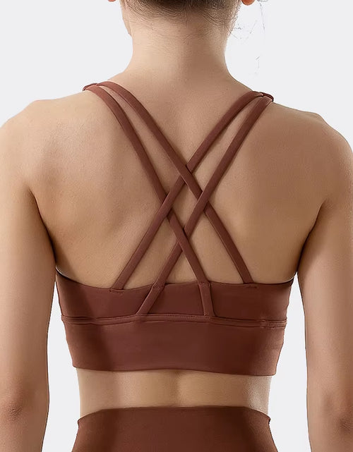 Load image into Gallery viewer, Nylon Top Women Bra Sexy Top Woman Breathable Underwear Women Fitness Yoga Sports Bra for Women Gym 30 Colors
