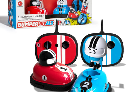 ® Juguete RC Control Remoto Rivales De Parachoques Eyectables Con Incluye Control Remoto Inalámbrico Y Efectos De Sonido, 6 Piezas, Rojo Y Azul, Para Mayores De 8 Años