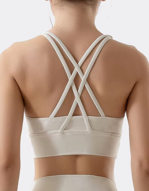Load image into Gallery viewer, Nylon Top Women Bra Sexy Top Woman Breathable Underwear Women Fitness Yoga Sports Bra for Women Gym 30 Colors
