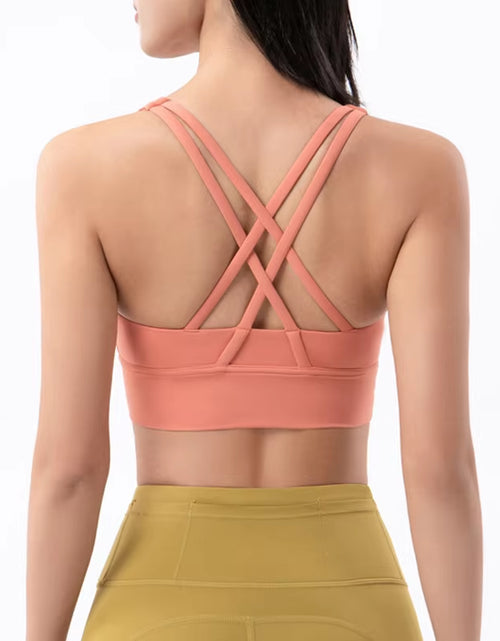 Load image into Gallery viewer, Nylon Top Women Bra Sexy Top Woman Breathable Underwear Women Fitness Yoga Sports Bra for Women Gym 30 Colors
