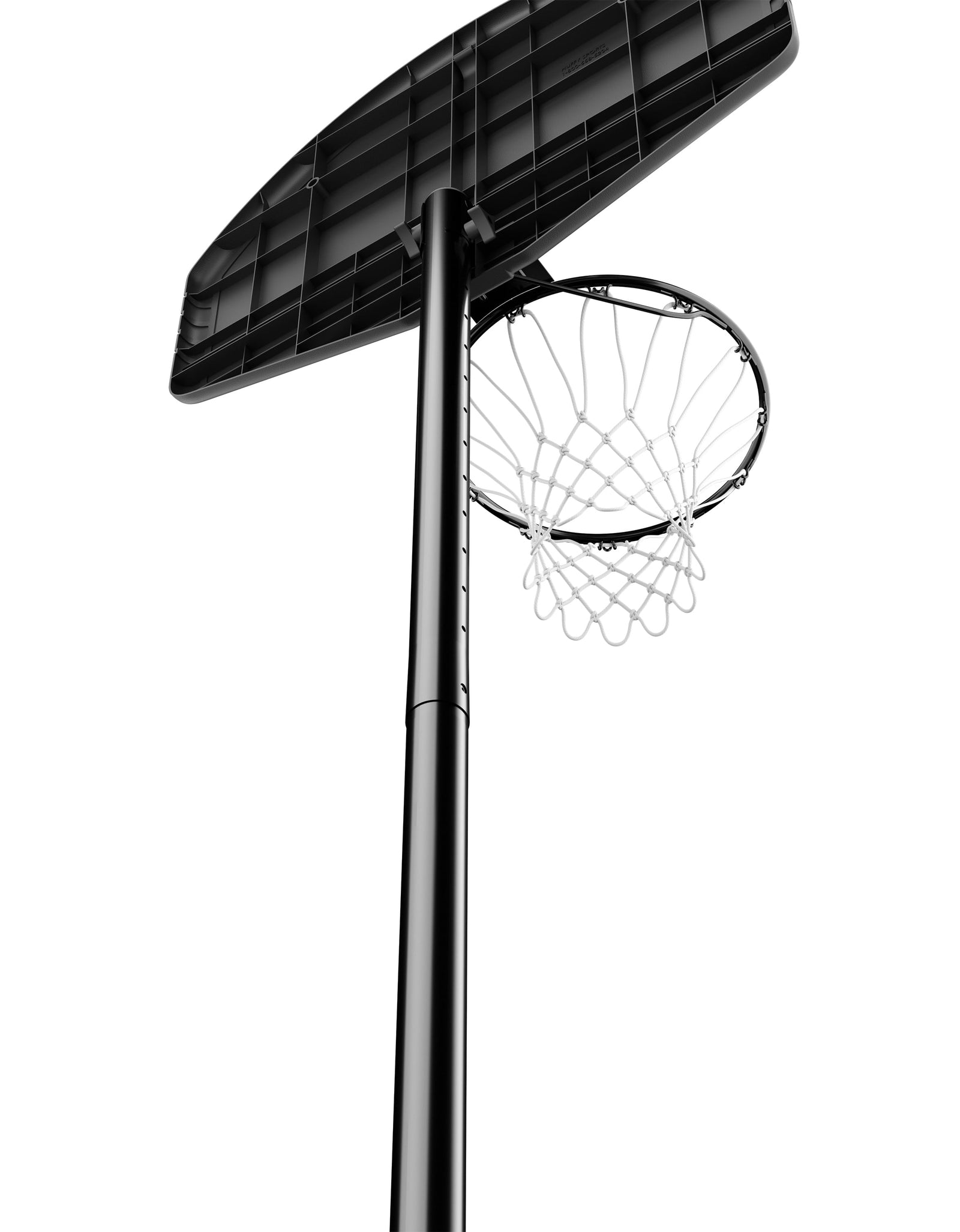 32-Inch Portable Basketball Hoop with Eco-Composite Backboard & Telescoping Height Adjustment-Outdoor Play