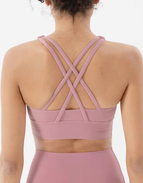 Load image into Gallery viewer, Nylon Top Women Bra Sexy Top Woman Breathable Underwear Women Fitness Yoga Sports Bra for Women Gym 30 Colors
