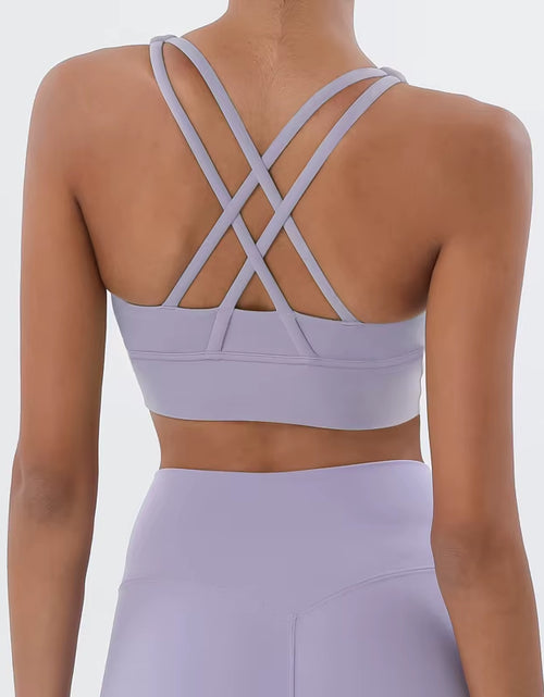 Load image into Gallery viewer, Nylon Top Women Bra Sexy Top Woman Breathable Underwear Women Fitness Yoga Sports Bra for Women Gym 30 Colors
