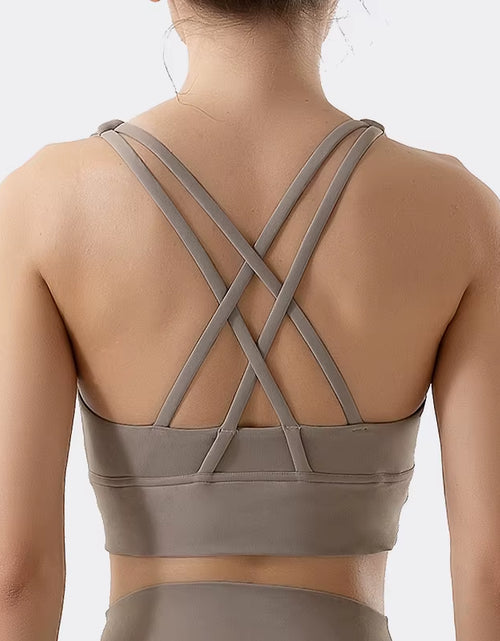 Load image into Gallery viewer, Nylon Top Women Bra Sexy Top Woman Breathable Underwear Women Fitness Yoga Sports Bra for Women Gym 30 Colors
